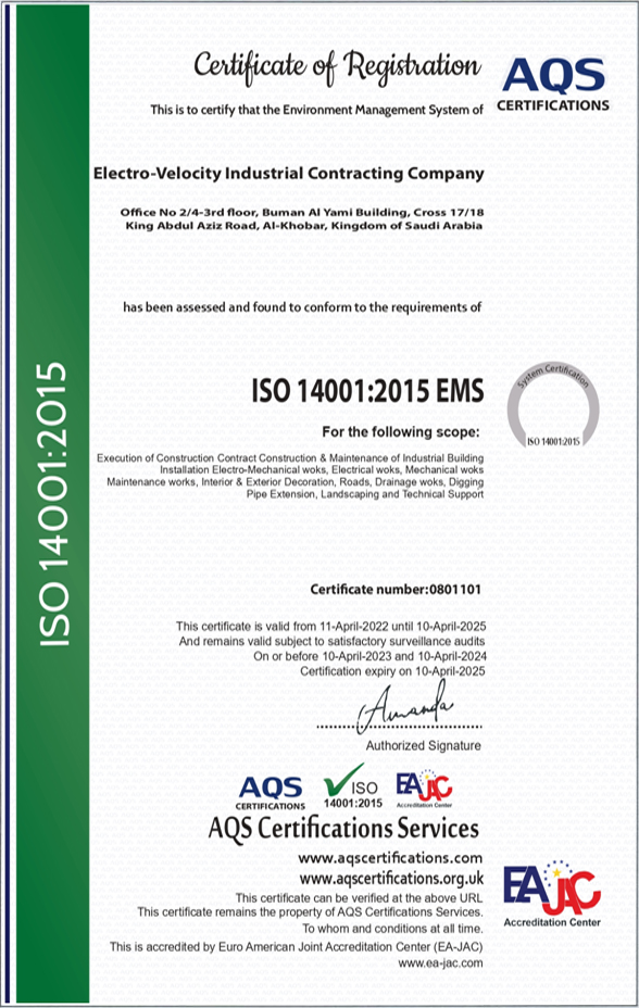ISO 14001 : 2015 EMS